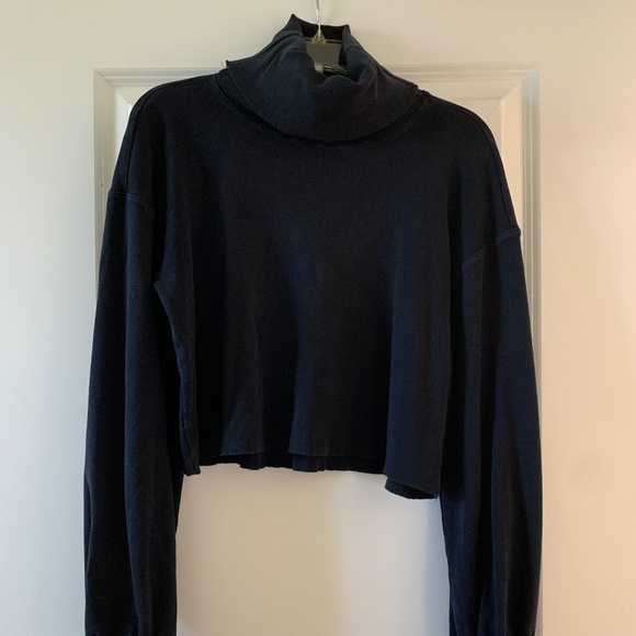 Free People Black Turtleneck Sweater - Picture 1 of 1